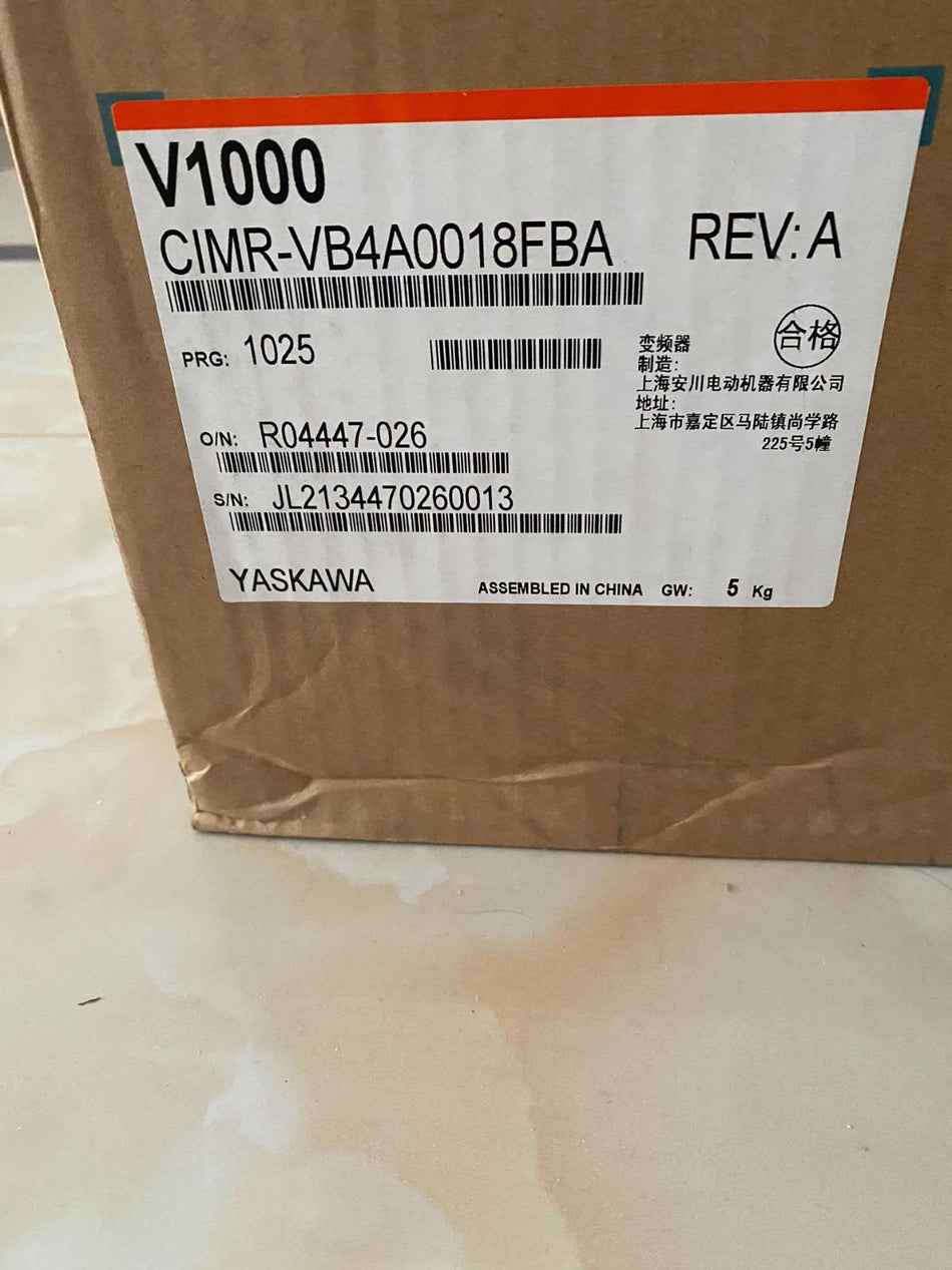 1 PCS Yaskawa CIMR-VB4A0018FBA novo CIMRVB4A0018FBA