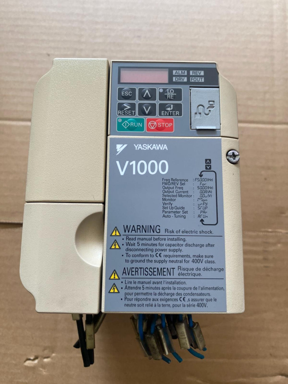 1 peça Yaskawa CIMR-VC4A0004BAA USADO CIMR-VC4A0004BAA