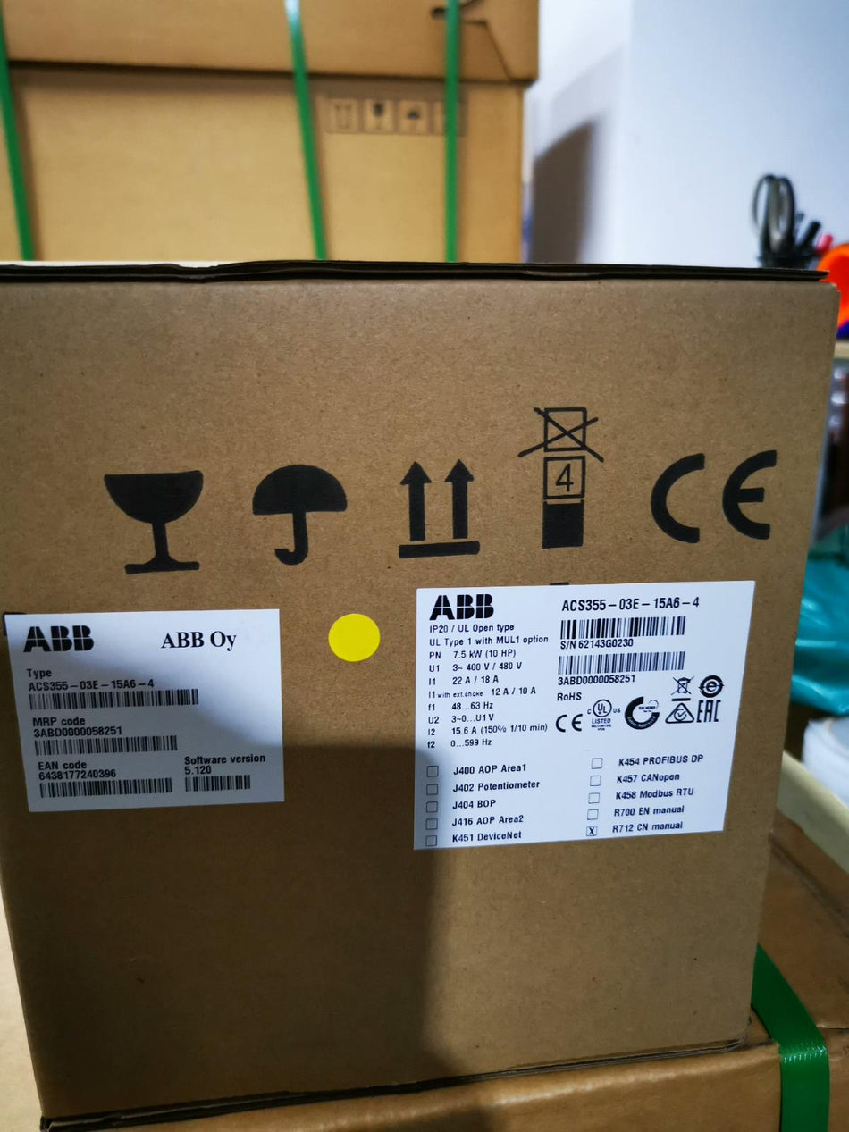 1PC para ABB ACS355-03E-15A6-4 novo ACS35503E15A64