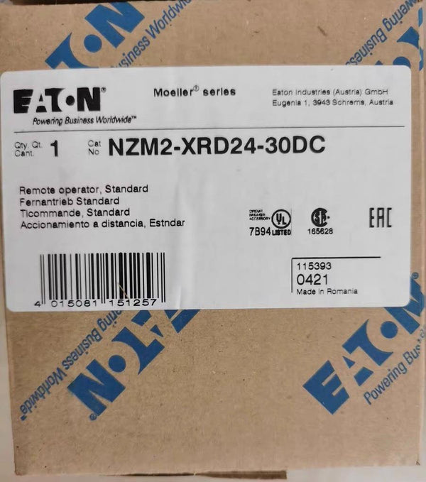 1PC For EATON NZM2-XRD24-30DC new NZM2-XRD24-30DC