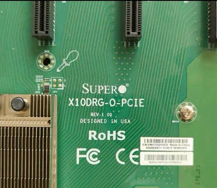 1PC For SUPER X10DRG-O-PCIE  Used   X10DRGOPCIE