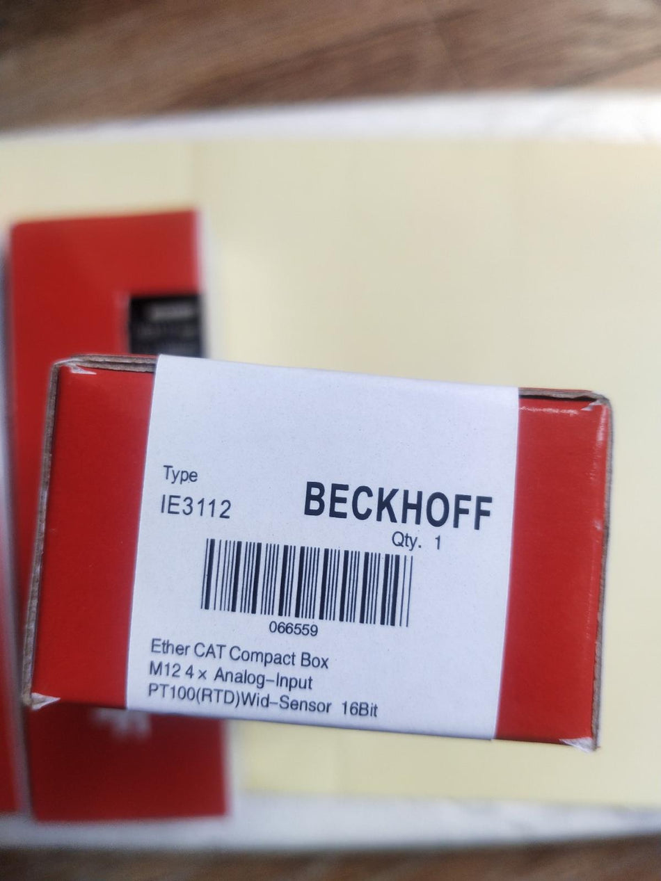 1 件适用于 Beckhoff IE3112 全新