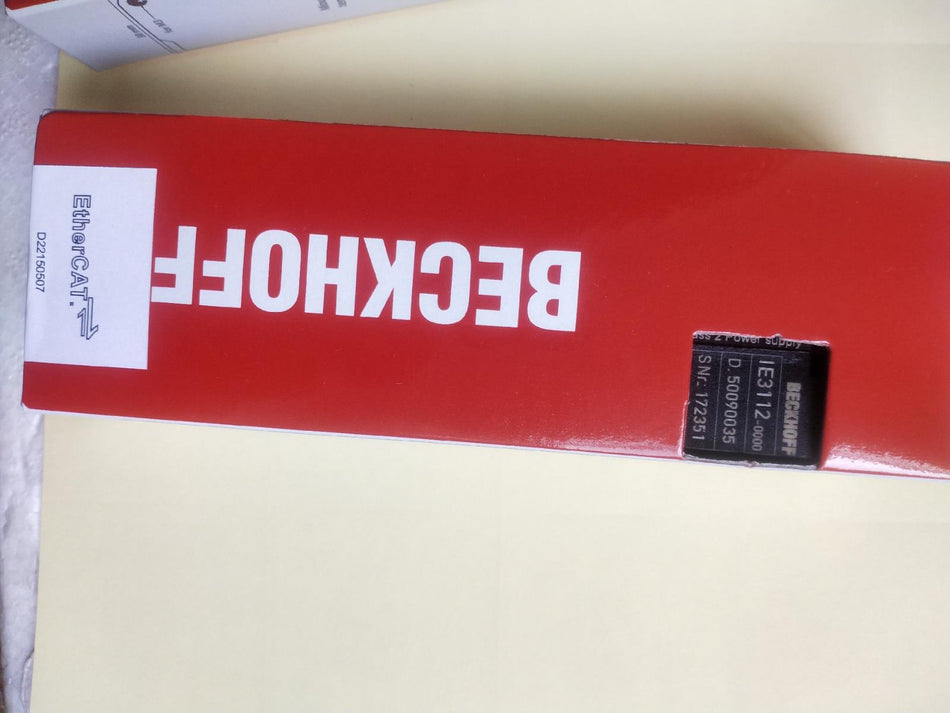 1 件适用于 Beckhoff IE3112 全新