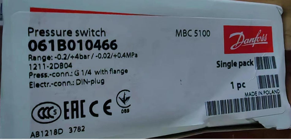 1PC para DANFOSS 061B010466 novo 