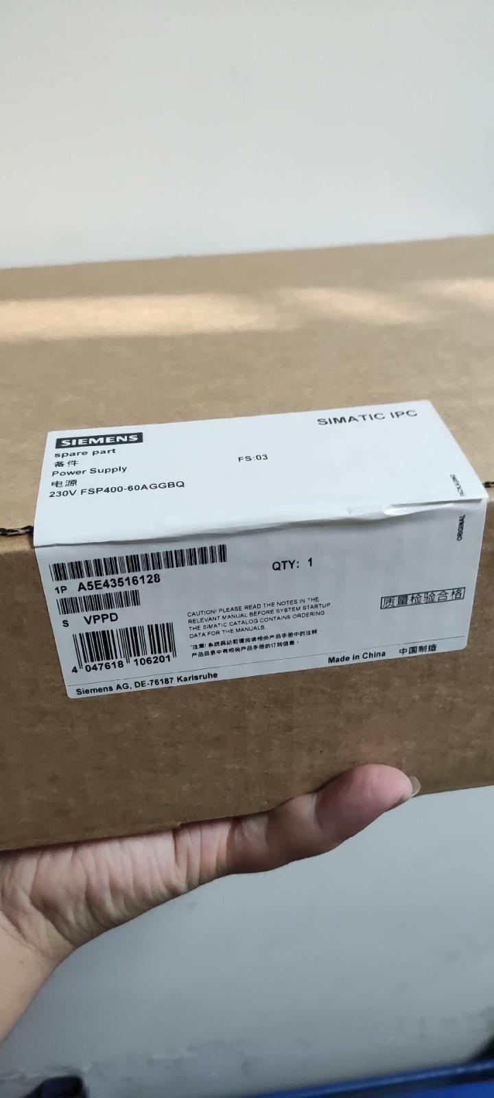 1PC para SIEMENS A5E43516128 novo