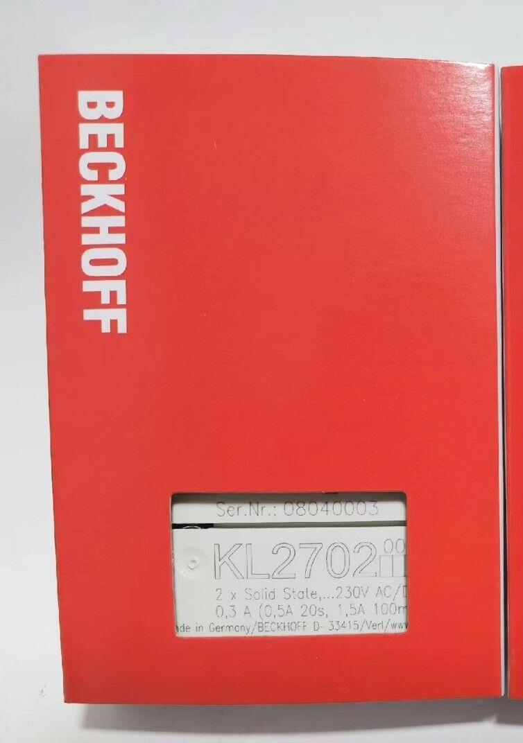 1 件适用于 Beckhoff KL2702 全新