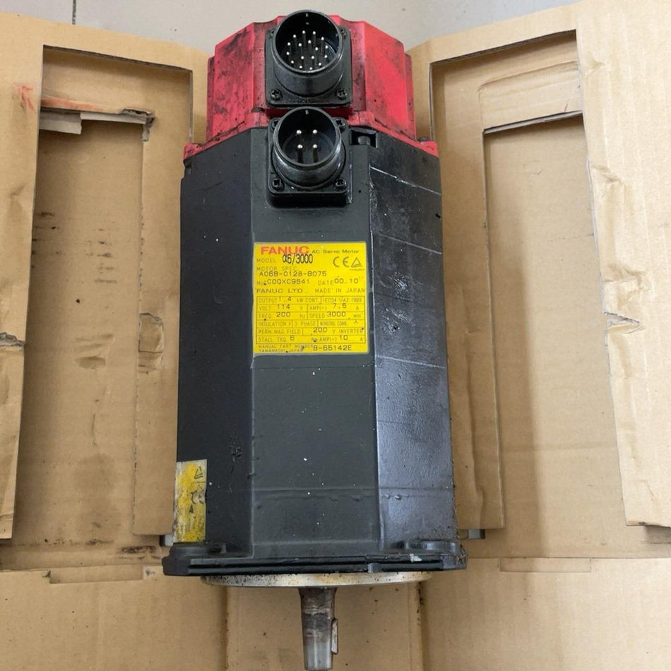 1PC para FANUC A06B-0128-B075 usado A06B0128B075