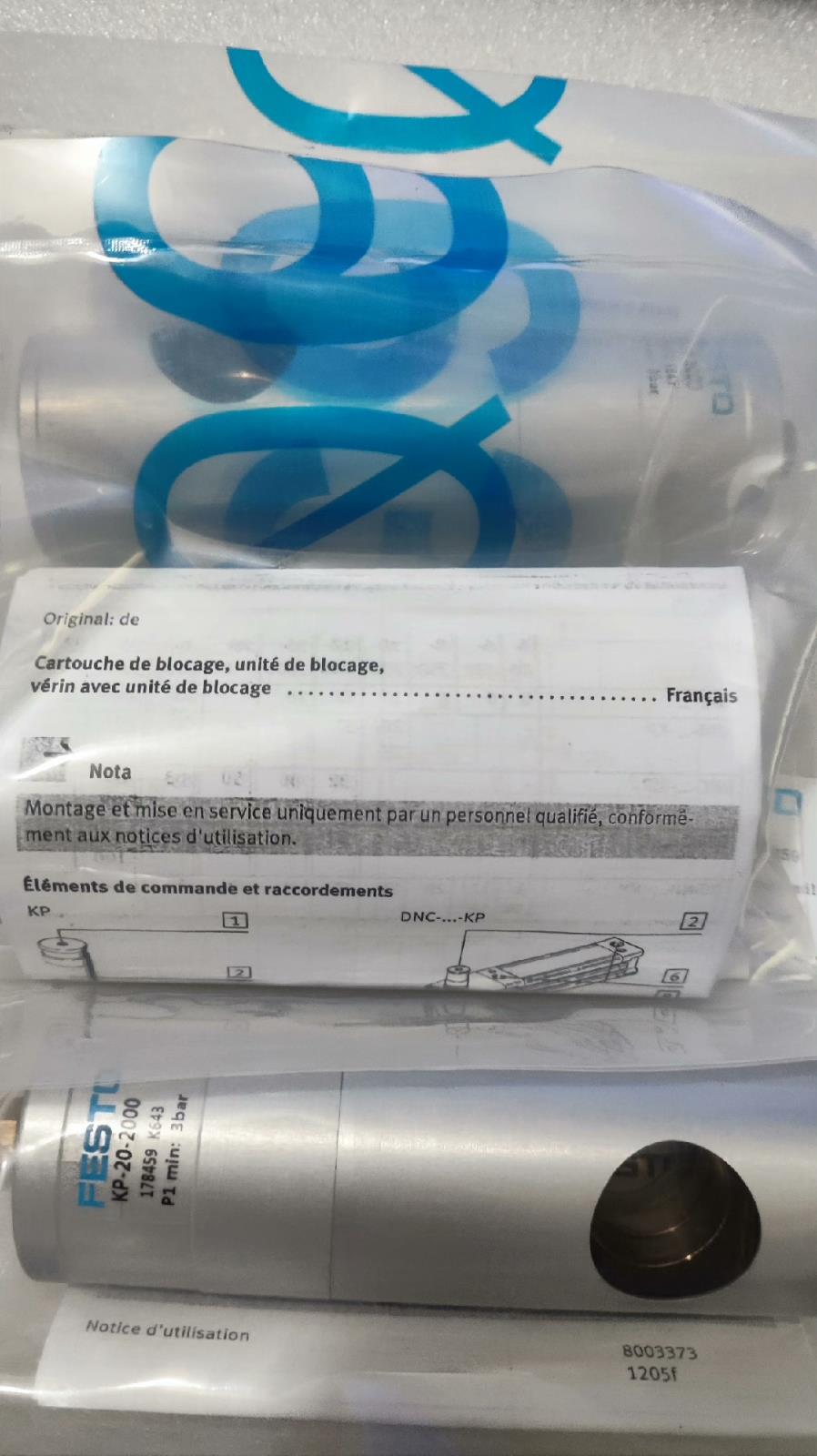 1PC para FESTO KP-20-2000 novo KP202000 