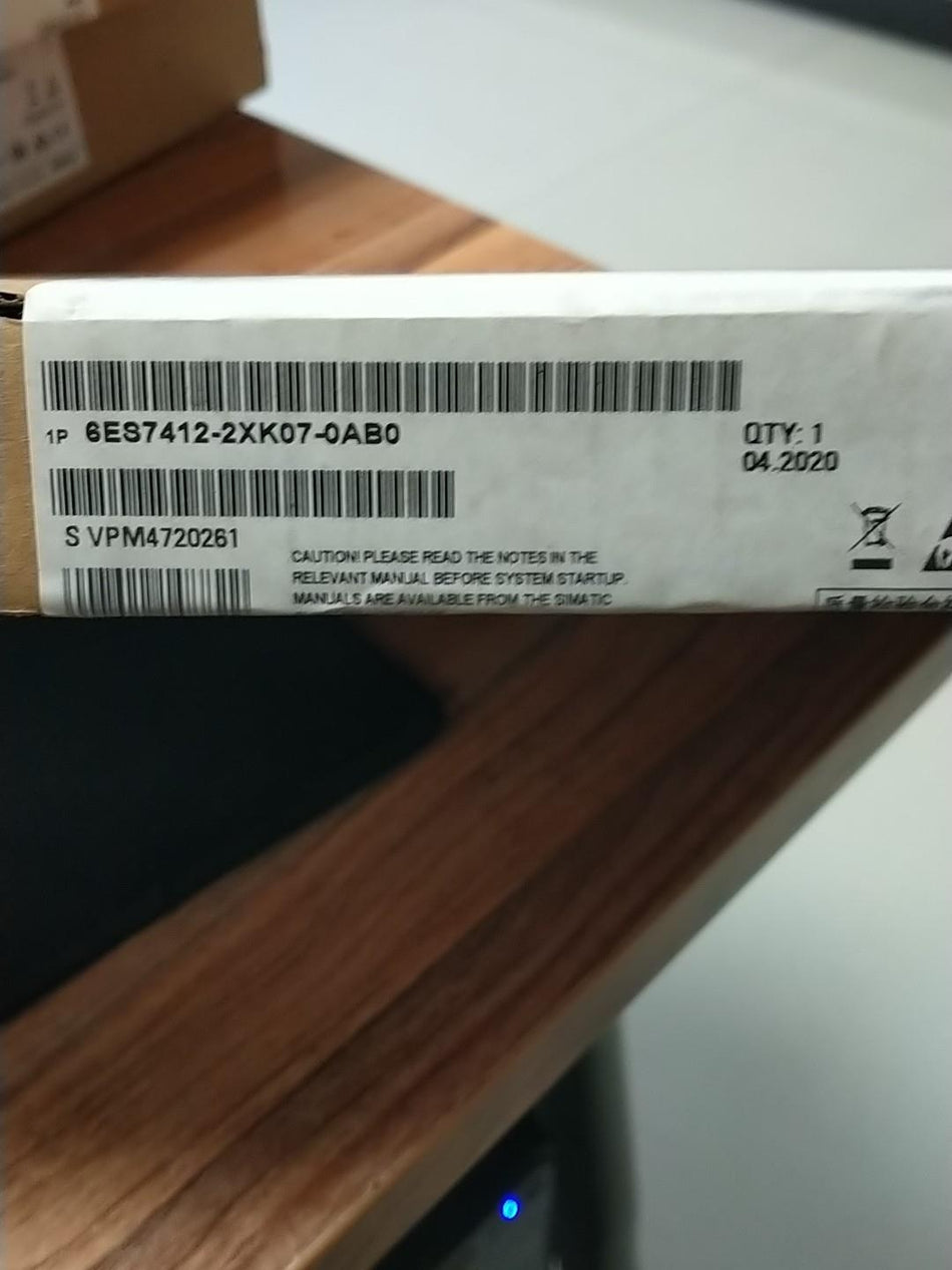 1PC 适用于西门子 6ES7412-2XK07-0AB0 全新 6ES74122XK070AB0