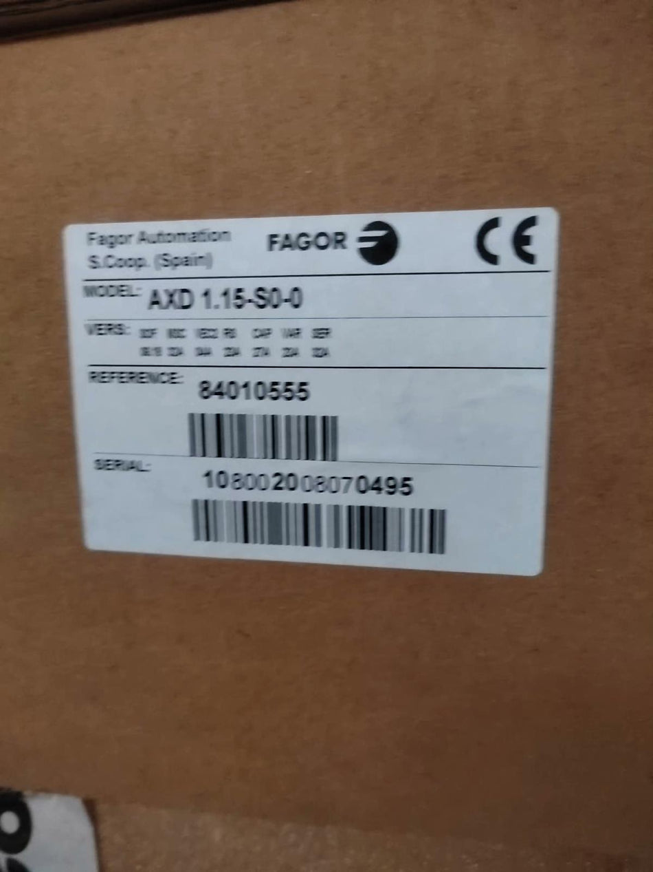 1PC para FAGOR AXD1.15-S0-0 novo AXD1.15S00