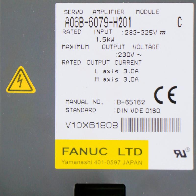 1PC for FANUC A06B-6079-H201 used  A06B6079H201