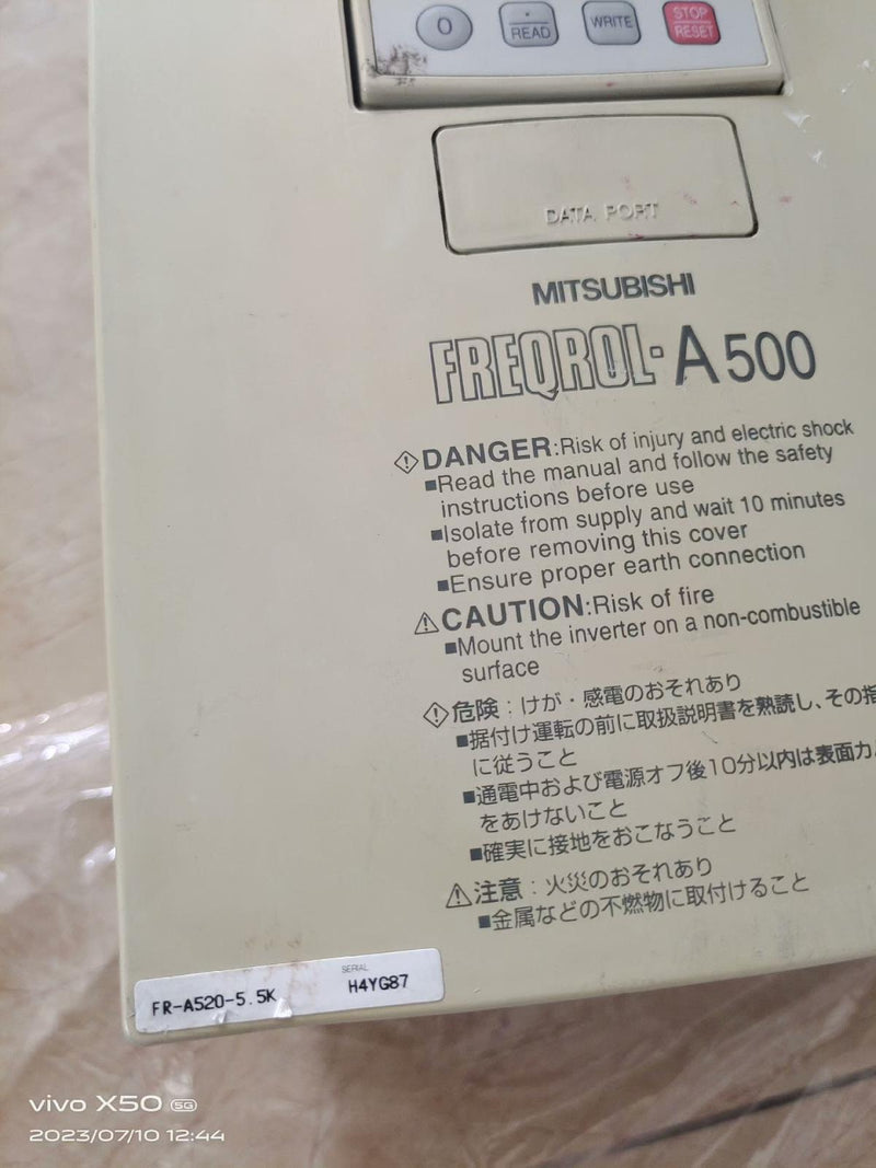 1PC for MITSUBISHI  FR-A520-5.5K used