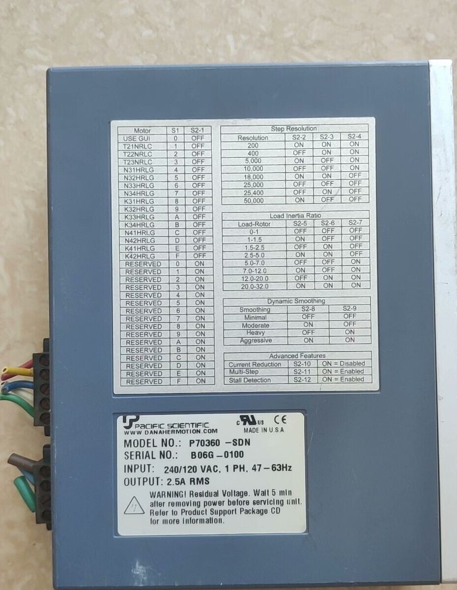 1PC 适用于 DANAHER MOTION P70360-SDN 二手 P70360SDN 