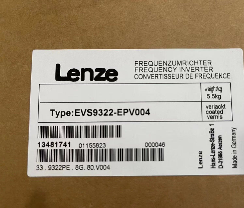 1 peça para LENZE EVS9322-EPV004 Novo EVS9322EPV004