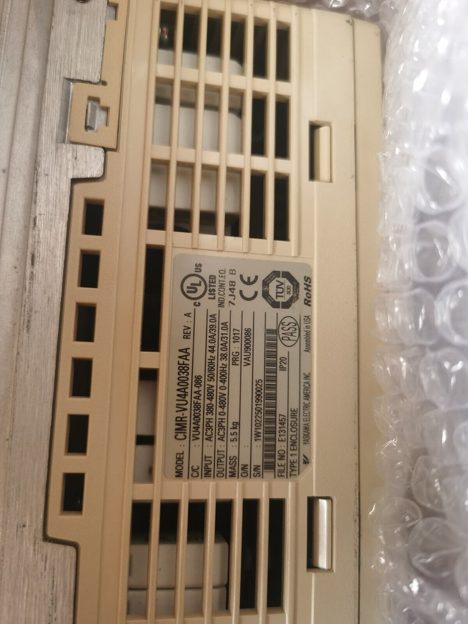1PC For Yaskawa CIMR-VU4A0038FAA used CIMRVU4A0038FAA  in  stock C-19-2-004