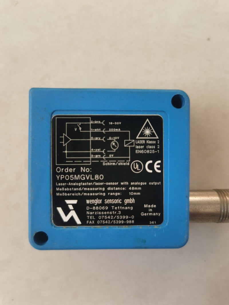 1PC For WENGLOR YP05MGVL80 used in stock C-20-2-007