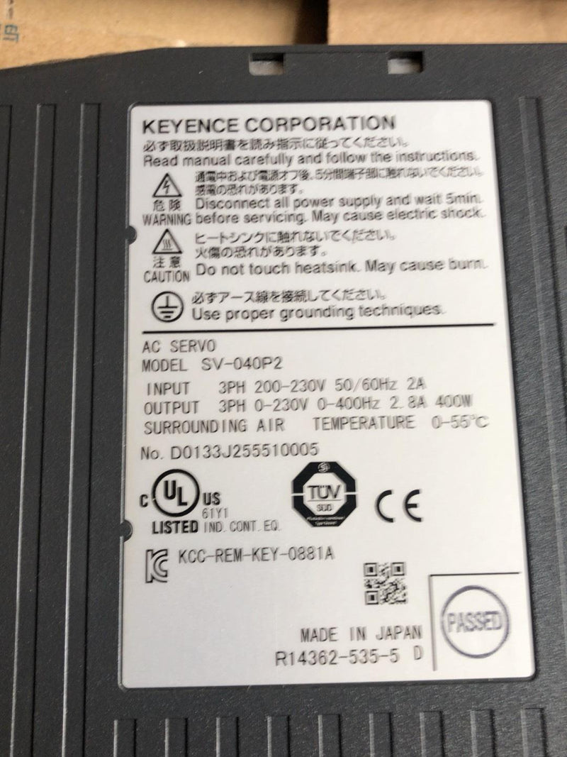 1PC For KEYENCE SV-040P2 used SV040P2