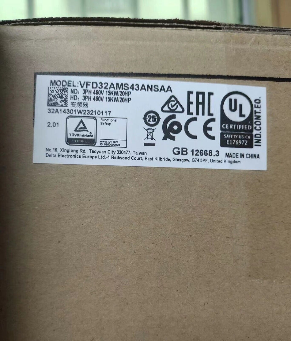 1 PC PARA Delta VFD32AMS43ANSAA Novo mx4