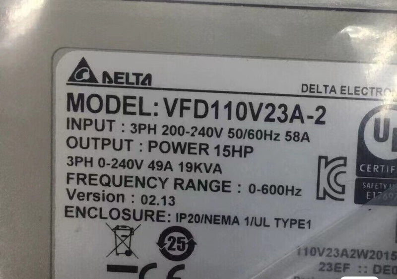 1PC For  Delta VFD110V23A-2  new VFD110V23A2