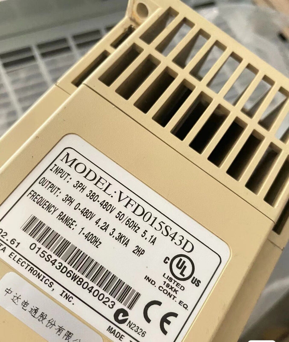 1PC  for   Delta  VFD015S43D used