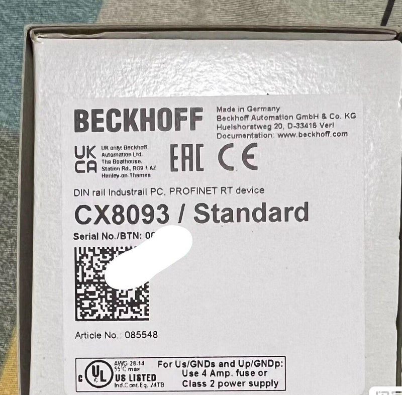 1PC for  BECKHOFF  CX8093 New