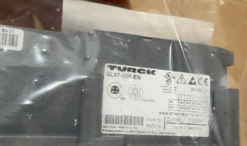 1PC For TURCK BL67-GW-EN New  mx4