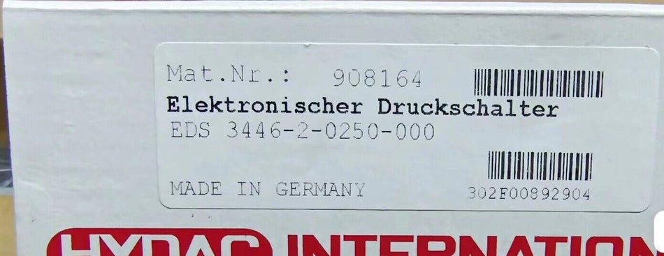 1PC para HYDAC EDS3446-2-0250-000 Novo EDS344620250000 