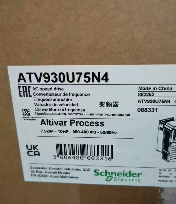 1PC  for  Schneider   ATV930U75N4 New