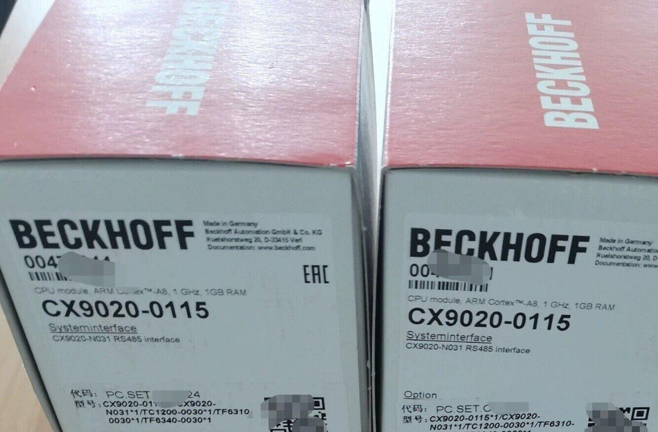 1 件适用于 BECKHOFF CX9020-0115 全新 CX90200115 