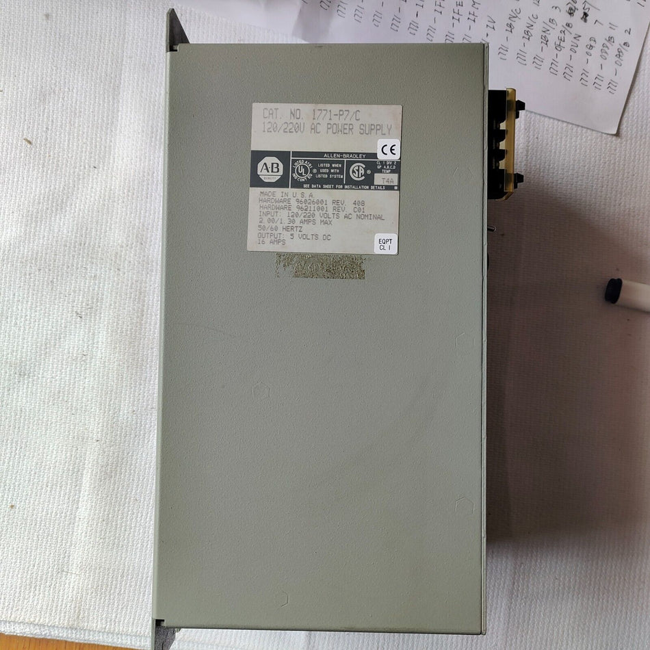 1PC 适用于 AB 1771-P7 二手 1771P7 库存 B-10-1-004