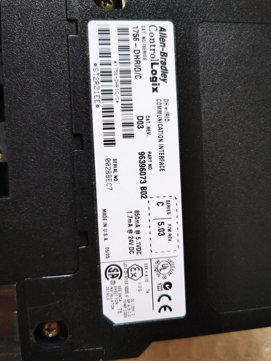 1PC para AB 1756-DHRIO/C usado 1756DHRIO/C em stock A-6-4-008