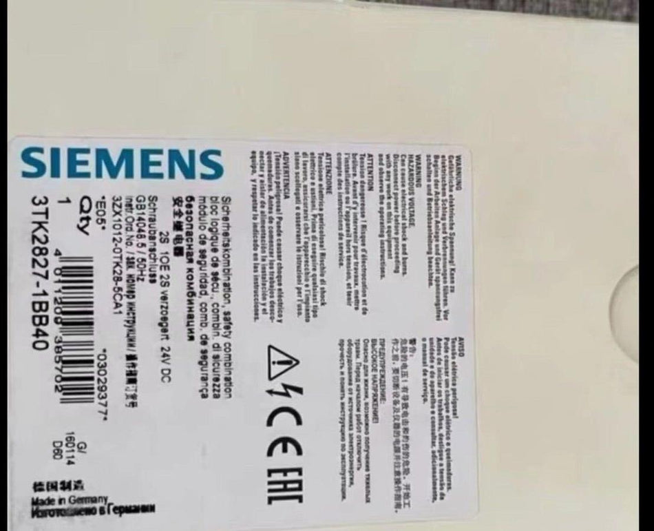 1 peça para SIEMENS 3TK2827-1BB40 NOVO 3TK28271BB40