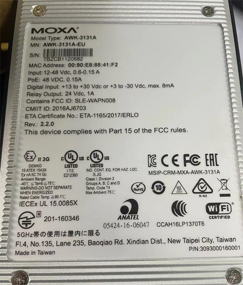 1PC for MOXA   AWK3131-EU   new  AWK3131EU