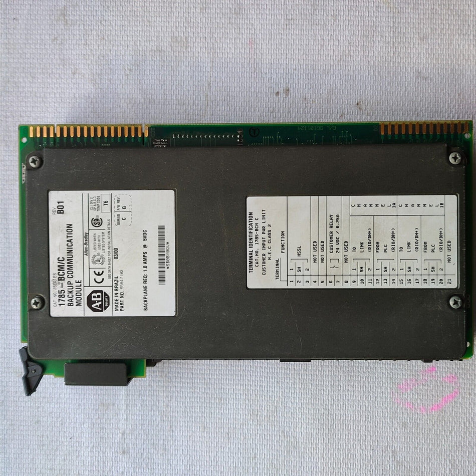 1PC para AB 1785-BCM/C utilizado em B-9-2-009