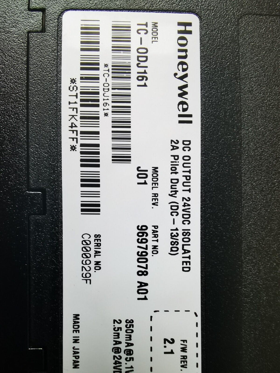 1PC PARA HONEYWELL TC-ODJ161 usado TCODJ161 em stock A-1-3-004