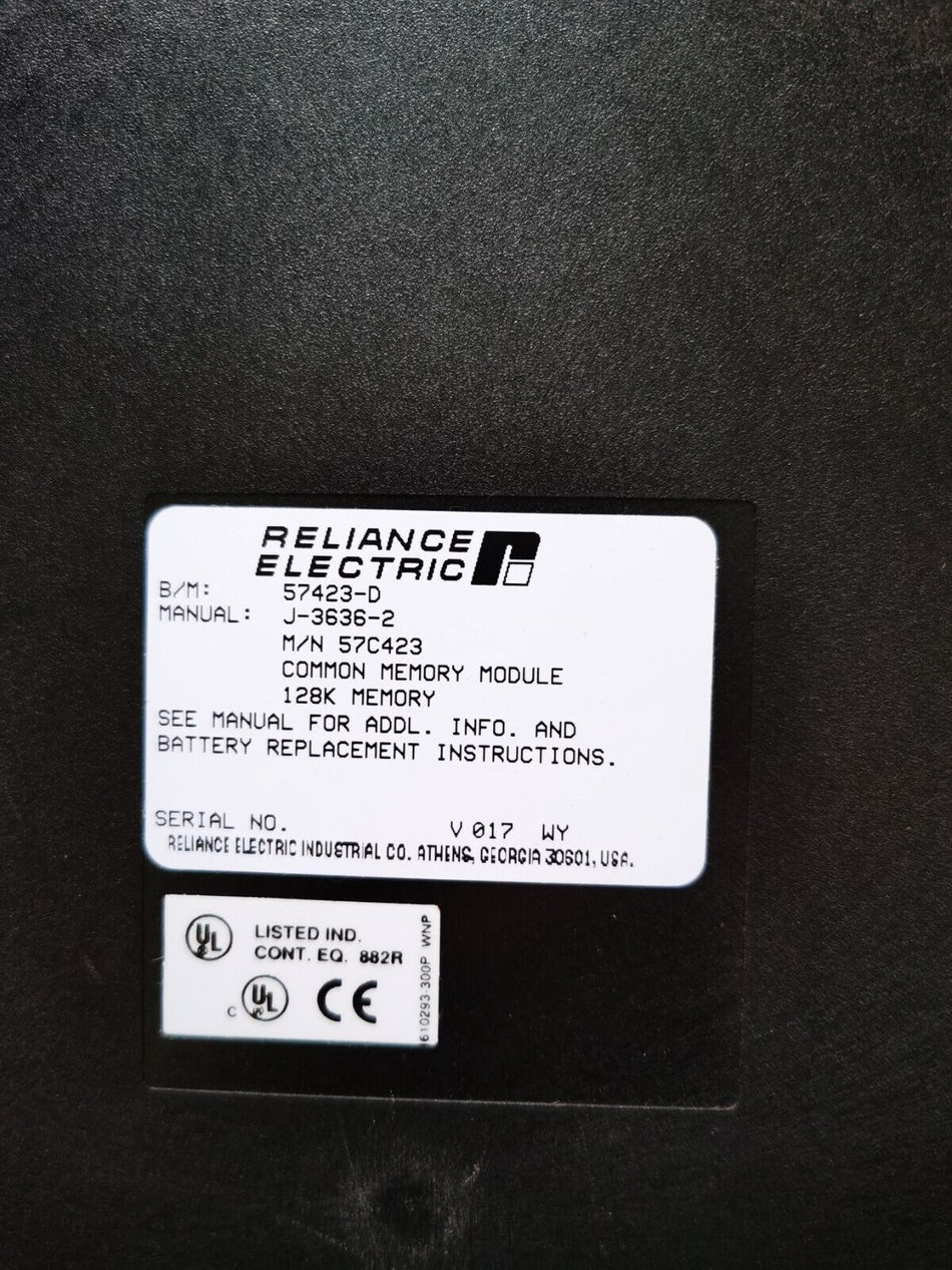 1 件适用于 Reliance 57C423-D 二手 57C423D 有现货 A-7-2-001 