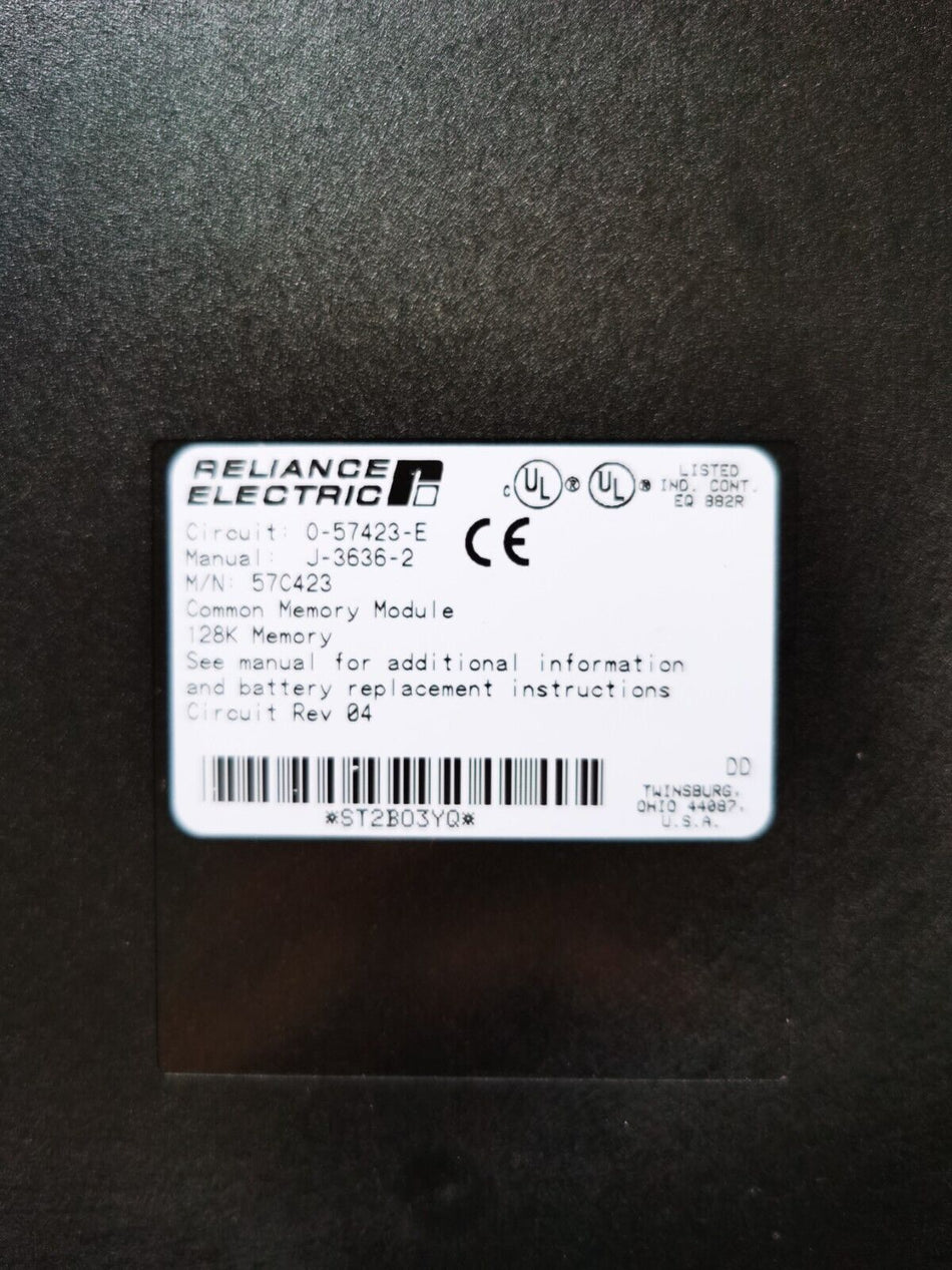 1 件适用于 Reliance 57C423-E 二手 57C423E 有现货 A-7-2-002 