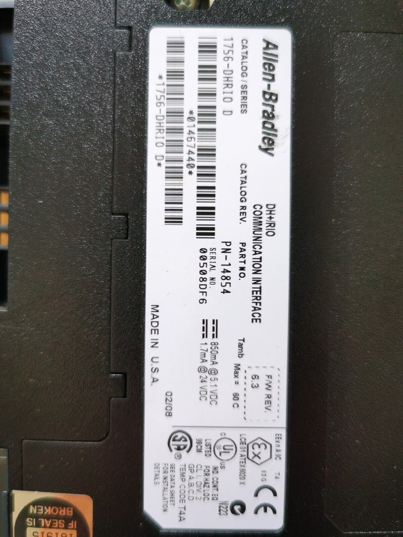 1PC FOR AB 1756-DHRIO/D used 1756DHRIO/D in stock A-6-4-006