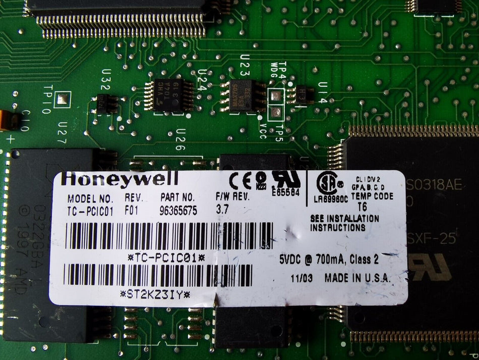 1 PC PARA HONEYWELL TC-PCIC01 usado TCPCIC01 em stock A-1-4-010