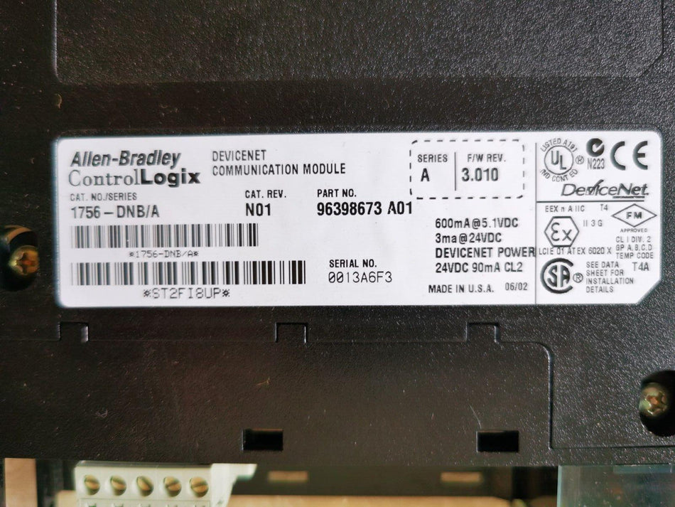 1PC PARA AB 1756-CNB/E usado 1756CNB/E em stock A-6-4-002