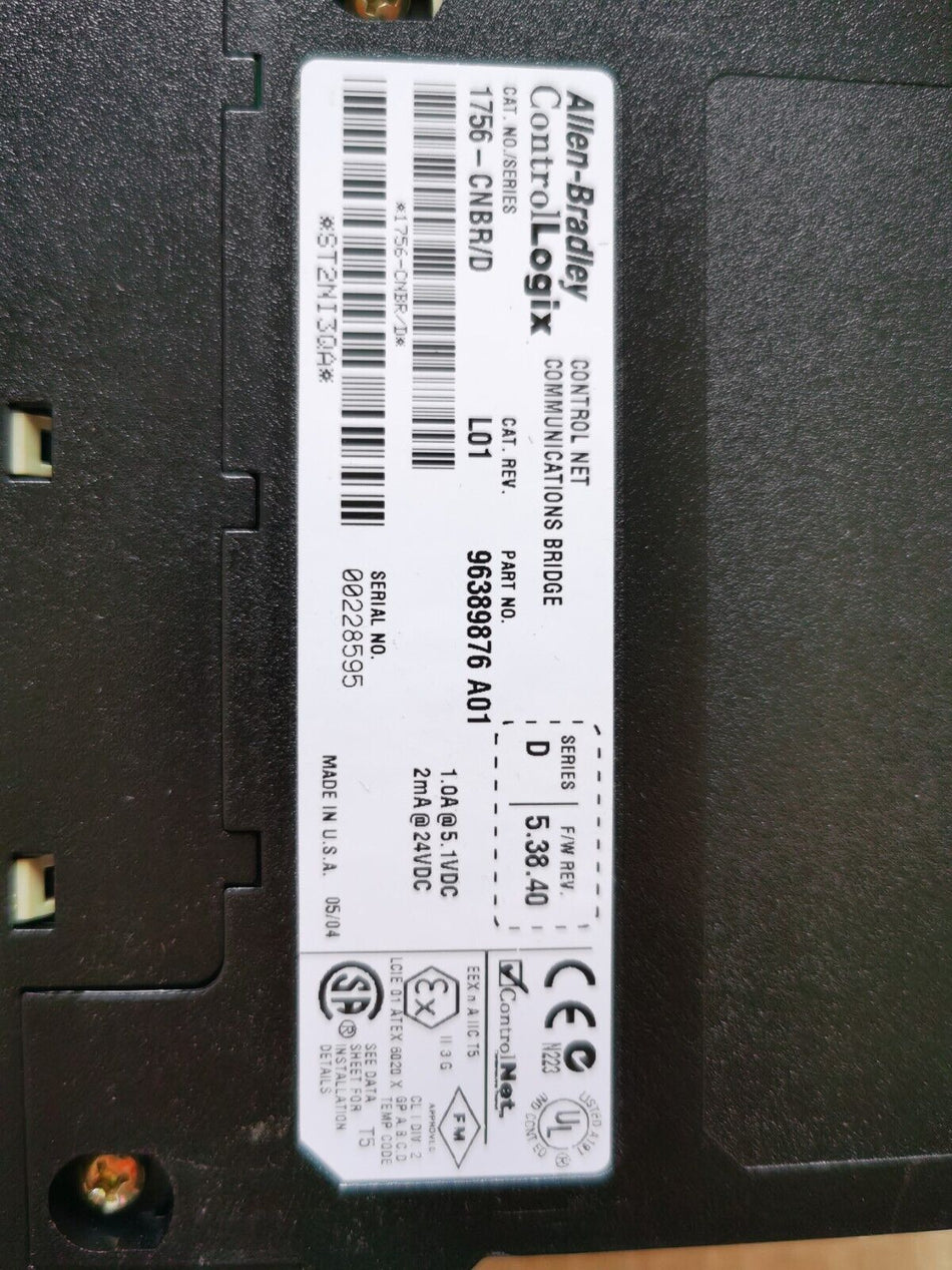 1PC PARA AB 1756-CNBR/D usado 1756CNBR/D em stock A-6-4-001