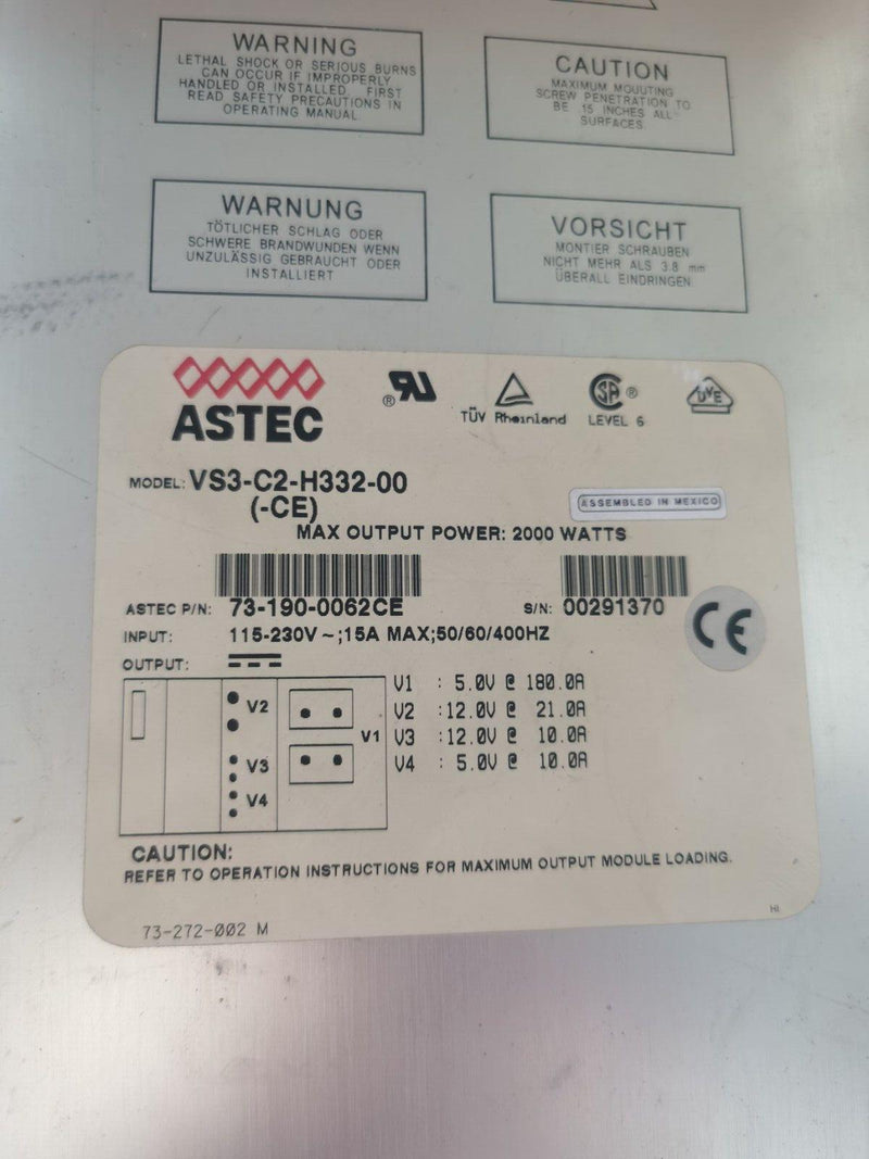 1PC FOR ASTEC VS3-C2-H332-00 used VS3C2H33200 in stock C-19-2-003