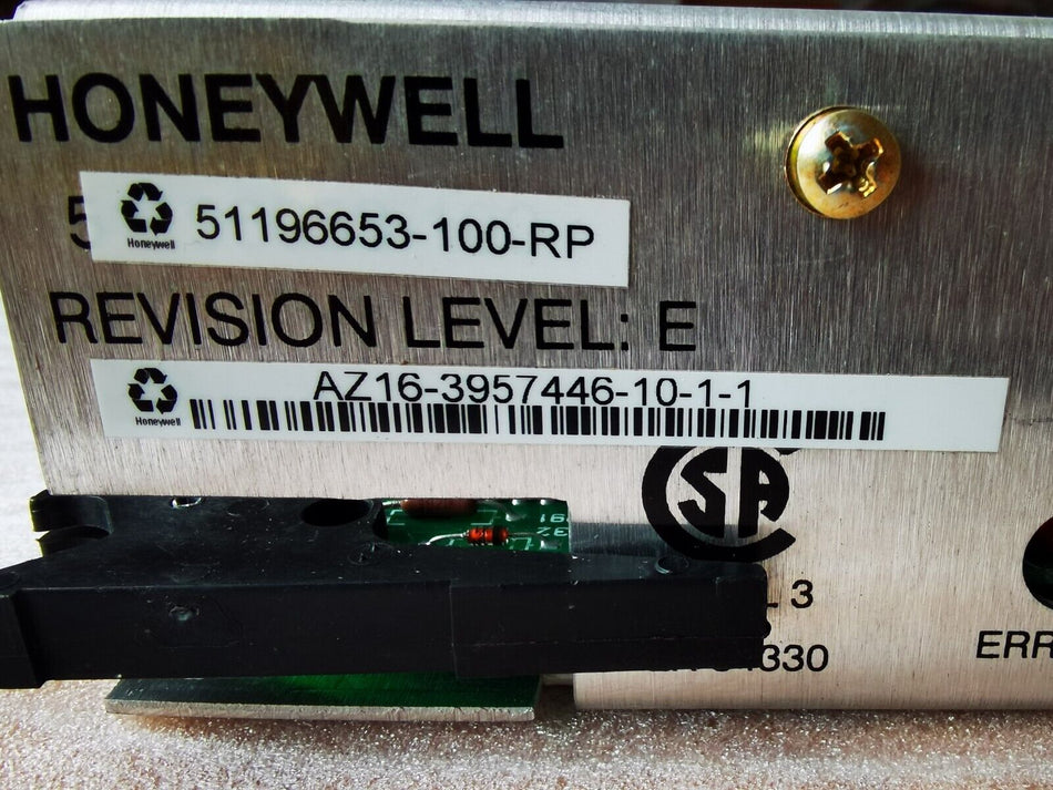 1PC PARA HONEYWELL 51196653-100-RP usado 51196653100RP em stock A-1-3-001