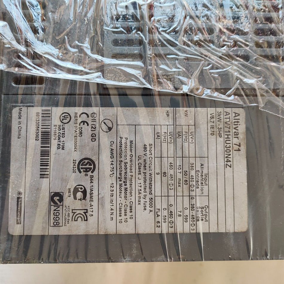 1PC 适用于施耐德 ATV71HU30N4Z 二手 mx1 有现货 C-18-3-007 