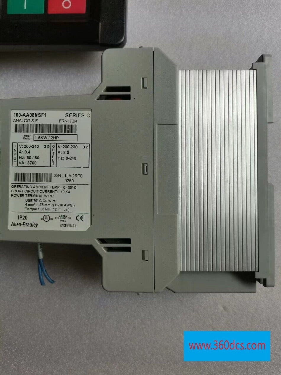 1 PC PARA Allen-Bradley 160-AA08NSF1 usado 160AA08NSF1 