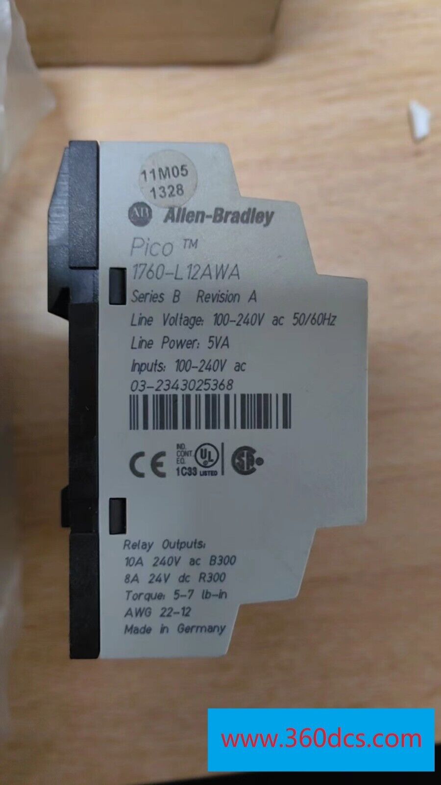 1 PC PARA Allen-Bradley 1760-L12AWA usado 1760L12AWA