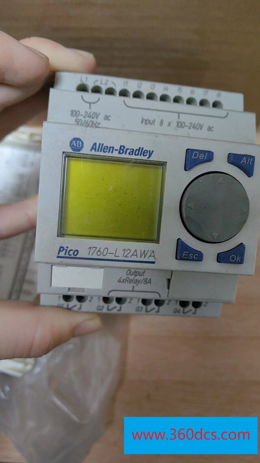 1 PC PARA Allen-Bradley 1760-L12AWA usado 1760L12AWA