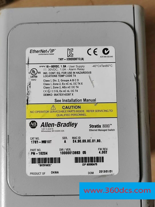 1PC FOR Allen-Bradley 1783-MS10T used 1783MS10T