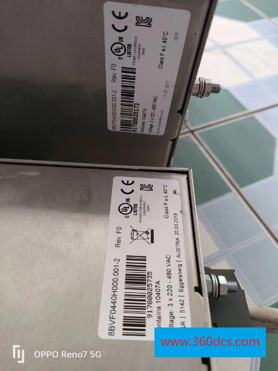 1PC para B&R 8BVF0440H000.001-2 usado 8BVF0440H000.0012