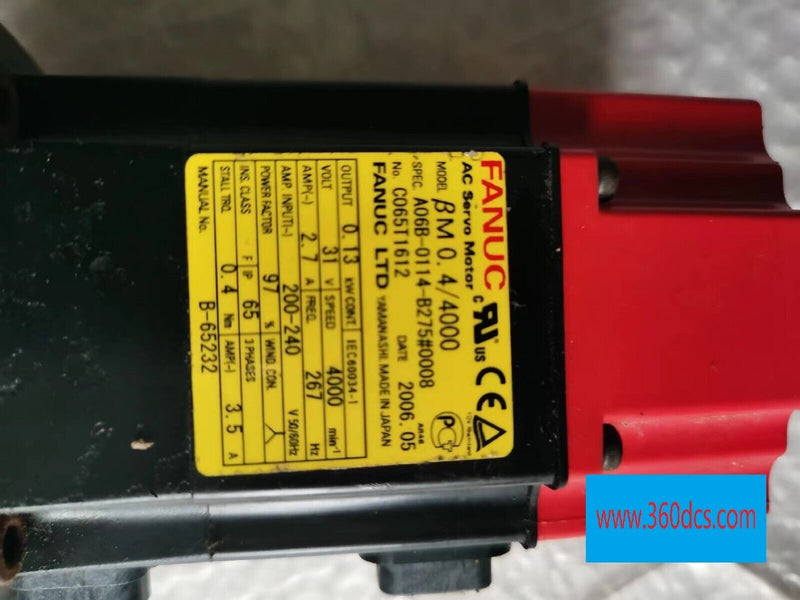 1PC for FANUC A06b-0114-b275#0008 used A06b0114b275#0008